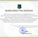 MAKLUMAT PELAYANAN PUSTAKA